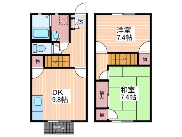 フレグランス宮島の物件間取画像